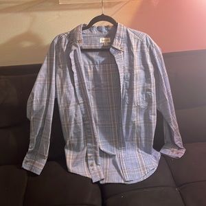 Haggar Spread Collar Dress Shirt for Men